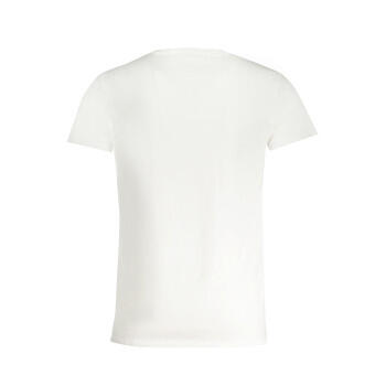 Trussardi T-Shirt Maniche Corte Uomo Bianca Stampa Logo Taglia S