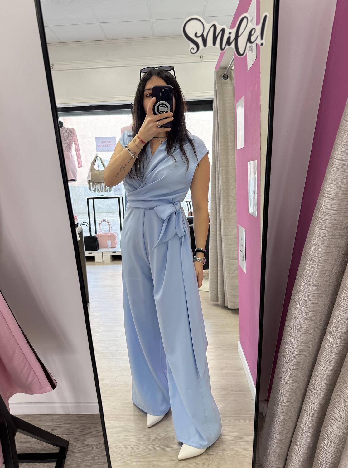 NOVITÀ Jumpsuit smanicata con cintura