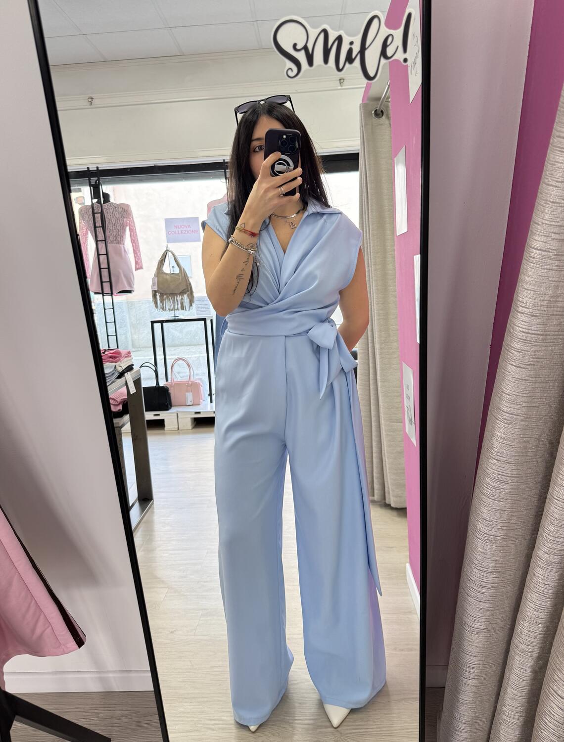 NOVITÀ Jumpsuit smanicata con cintura