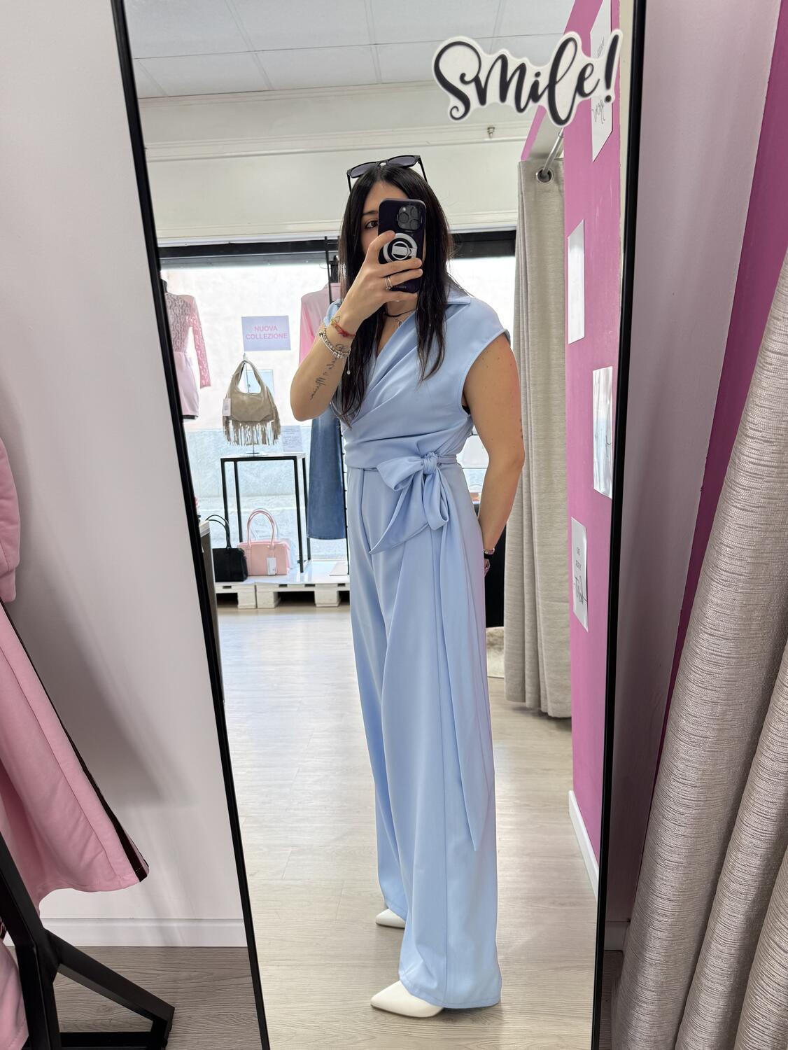 NOVITÀ Jumpsuit smanicata con cintura