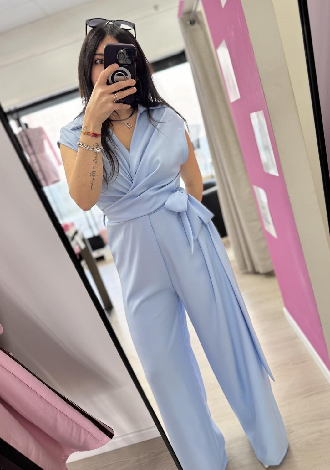 NOVITÀ Jumpsuit smanicata con cintura