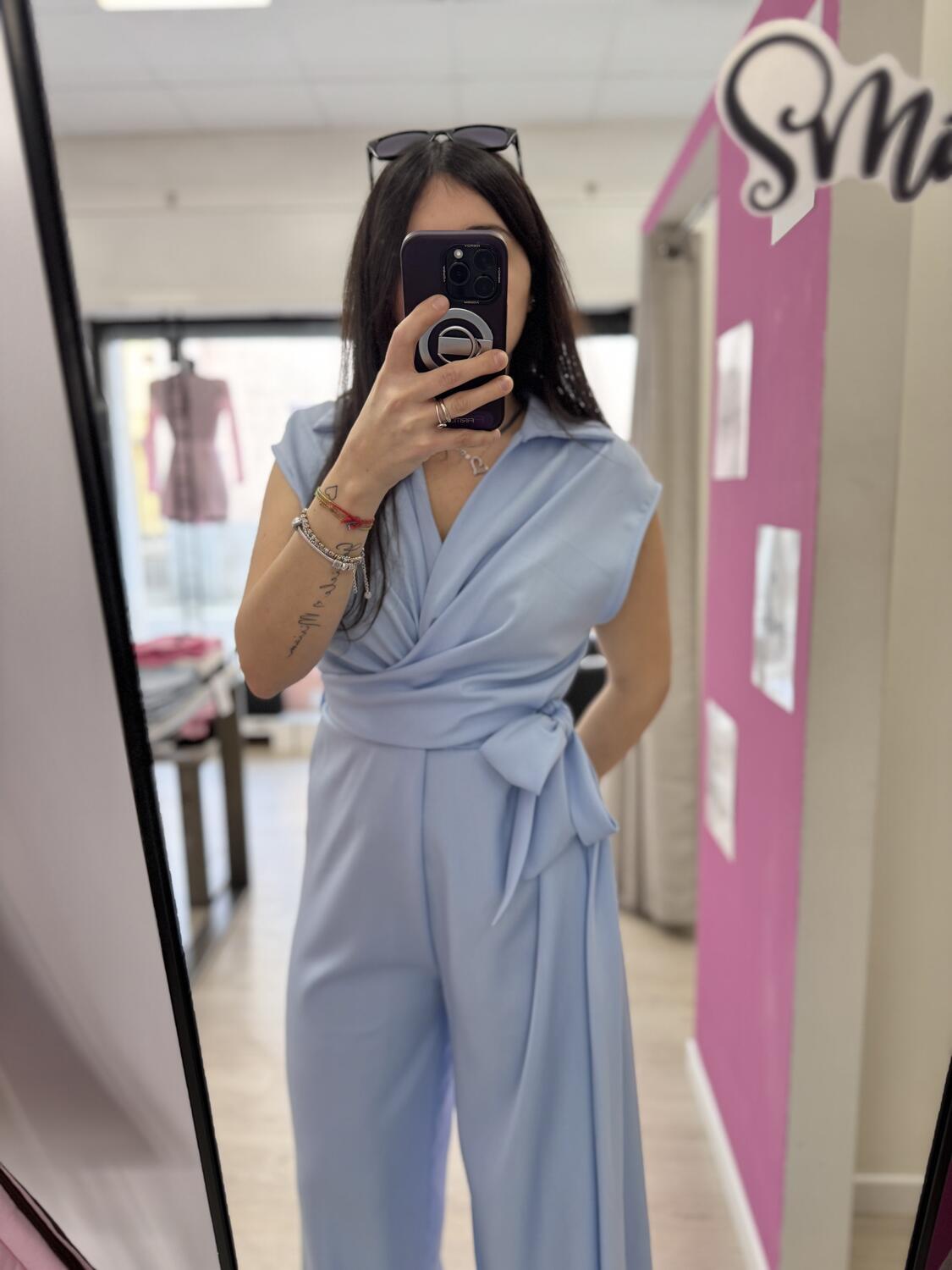 NOVITÀ Jumpsuit smanicata con cintura