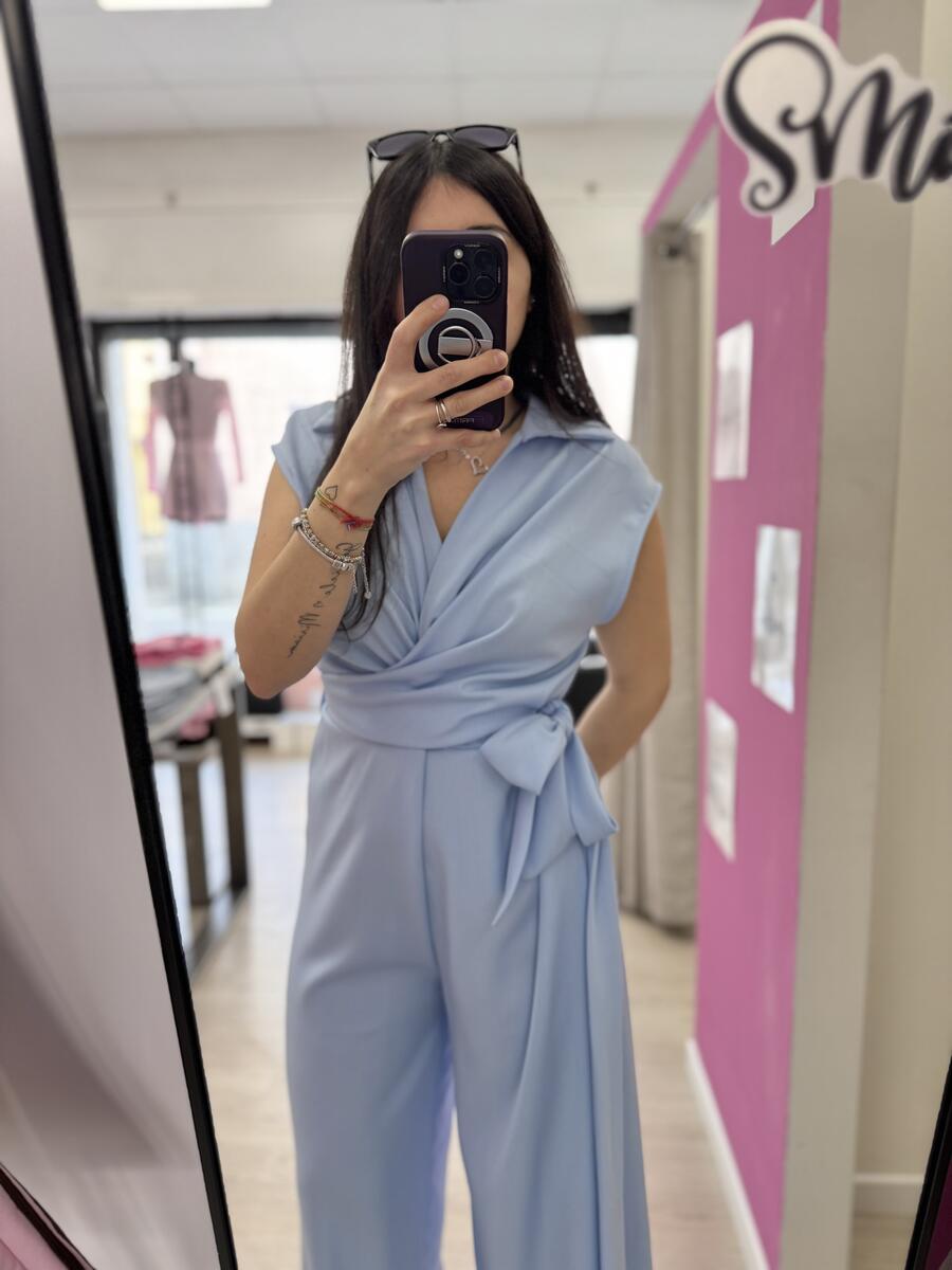 NOVITÀ Jumpsuit smanicata con cintura