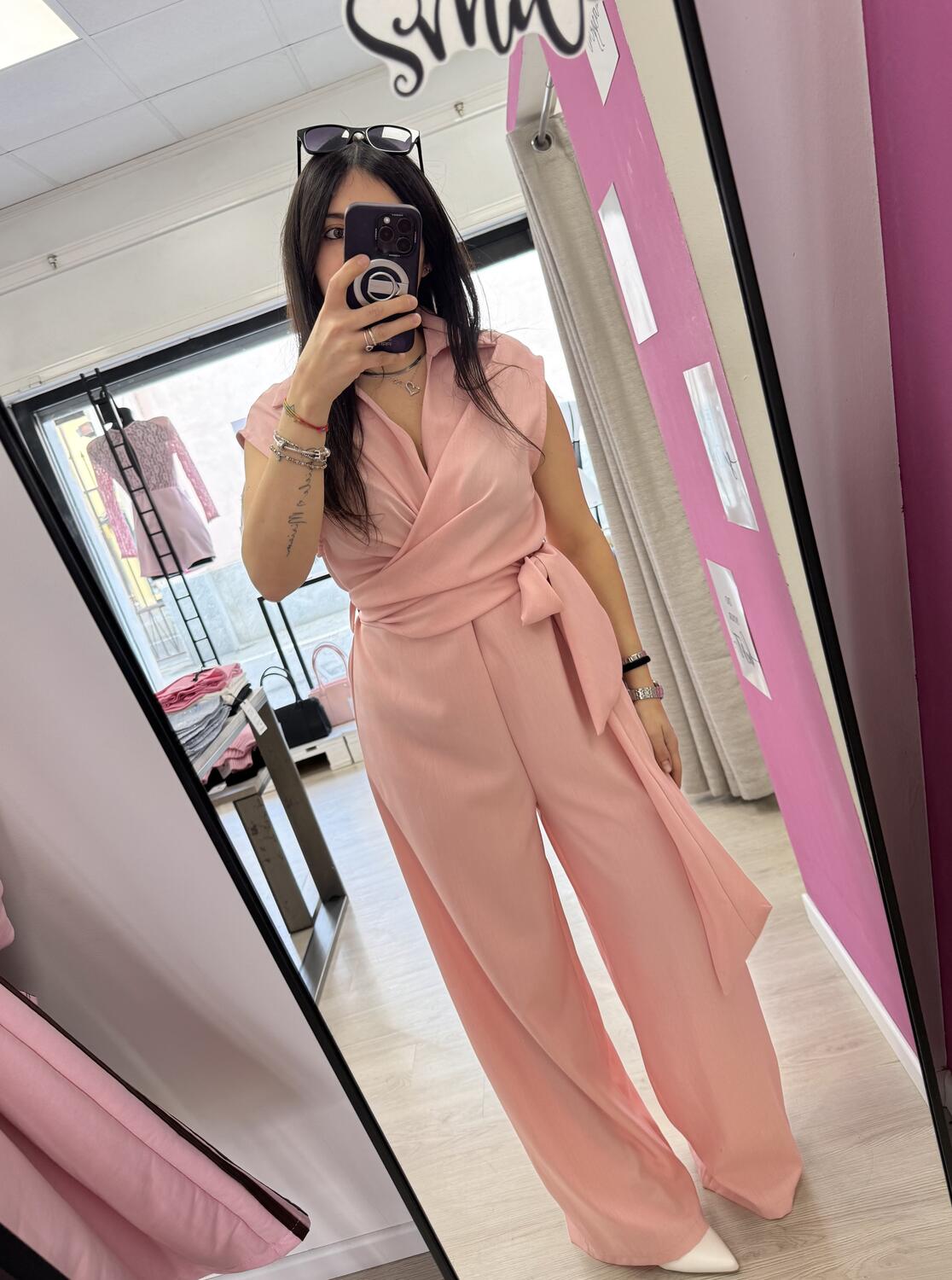 NOVITÀ Jumpsuit smanicata con cintura