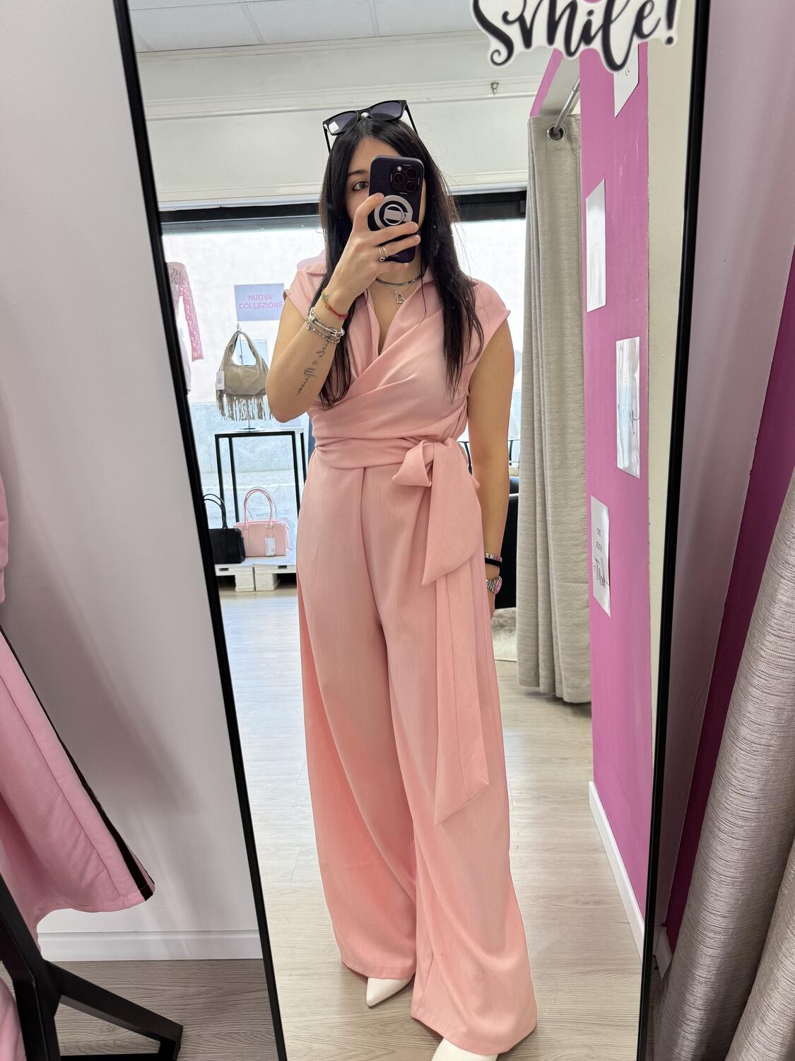 NOVITÀ Jumpsuit smanicata con cintura