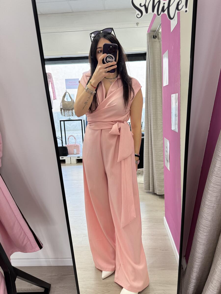 NOVITÀ Jumpsuit smanicata con cintura