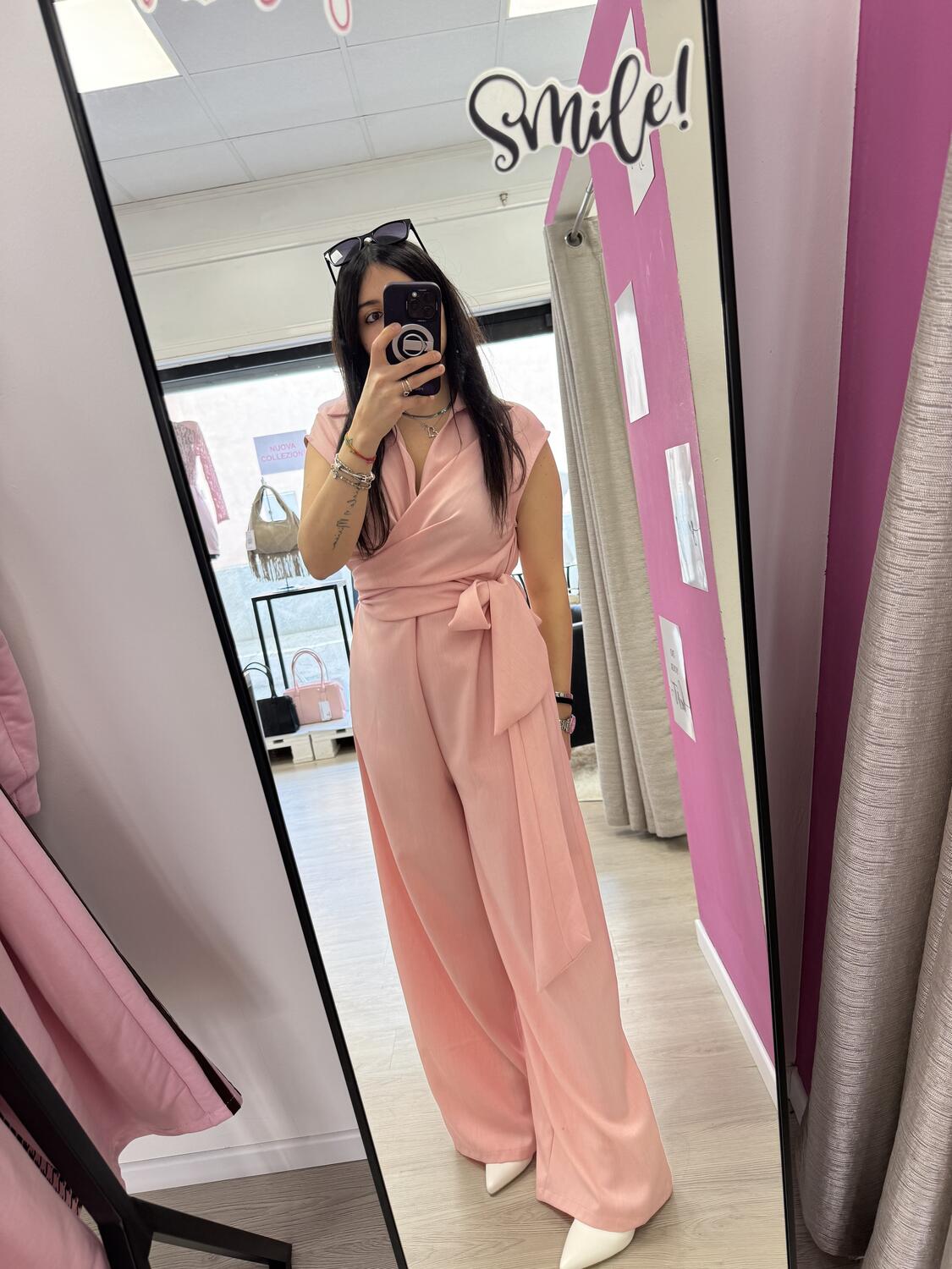 NOVITÀ Jumpsuit smanicata con cintura