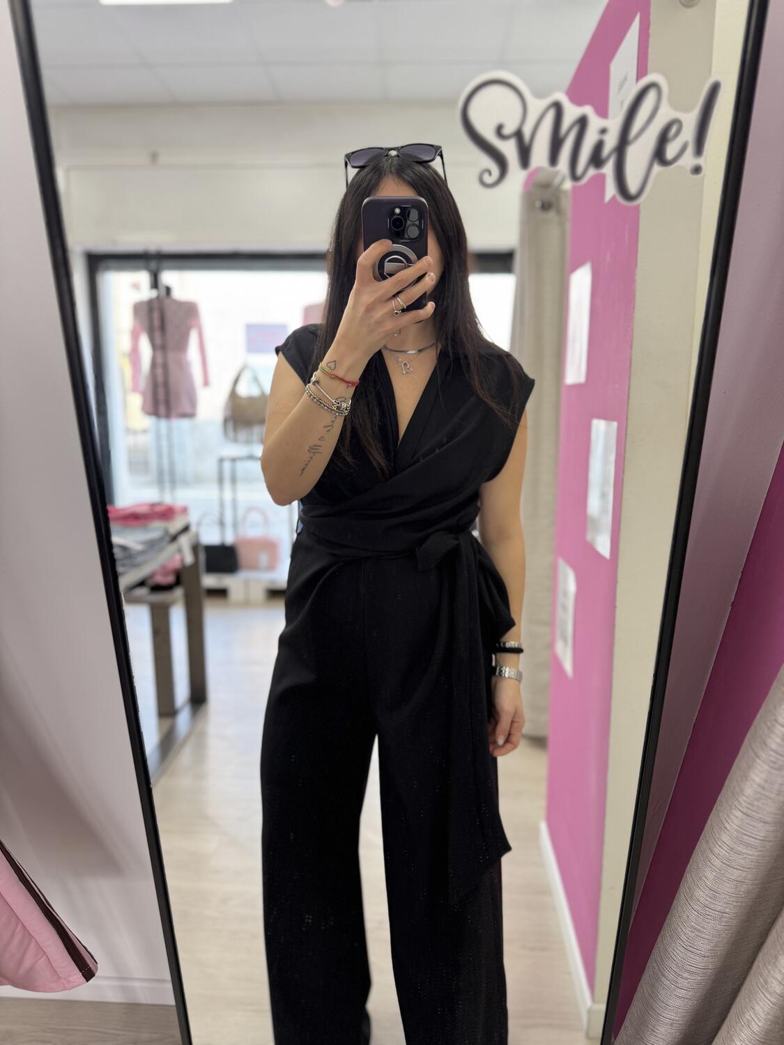 NOVITÀ Jumpsuit smanicata con cintura
