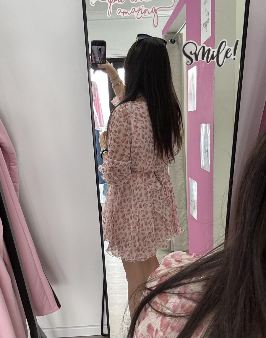 NOVITÀ Abito fiorellini inserti in lurex