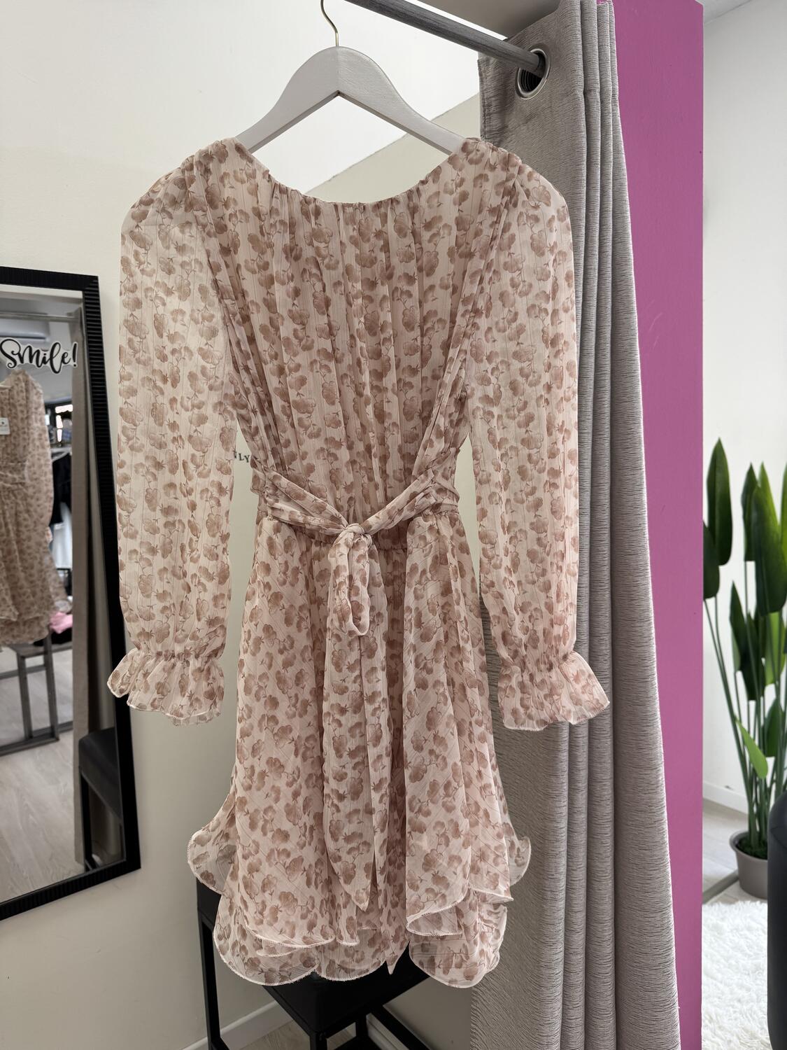 NOVITÀ Abito fiorellini inserti in lurex