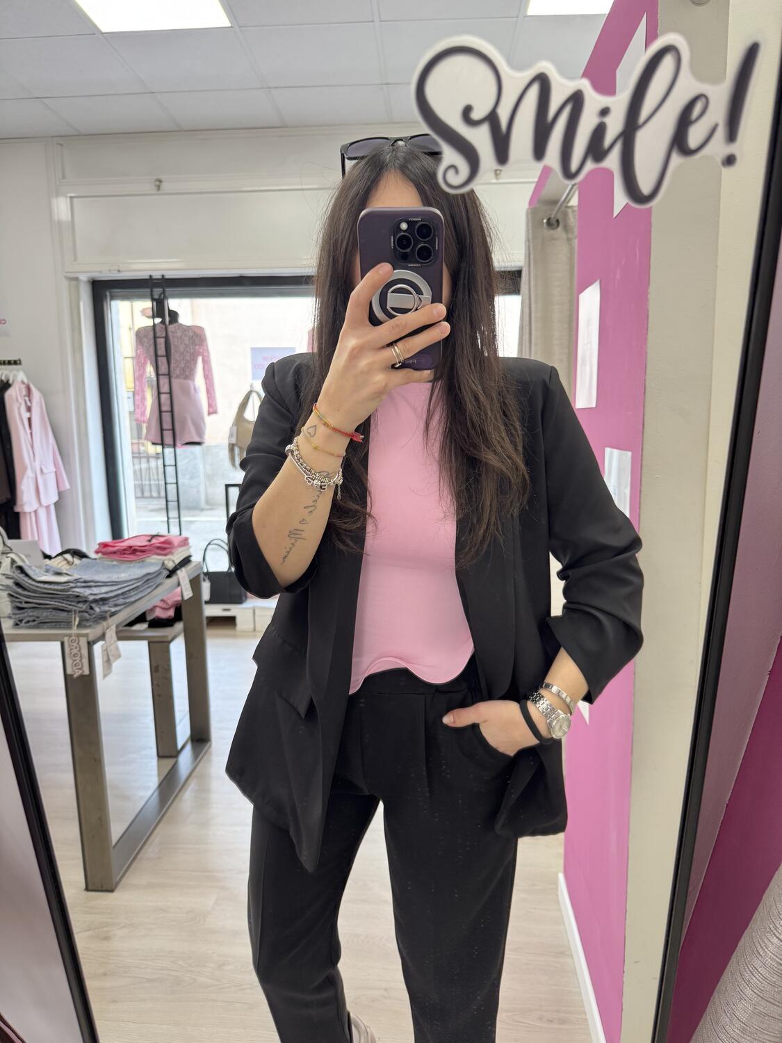 NOVITÀ Completo nero giacca & pantalone a sigaretta