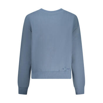 North Sails Felpa Maniche Lunghe Donna Blu Ricamo Taglia L