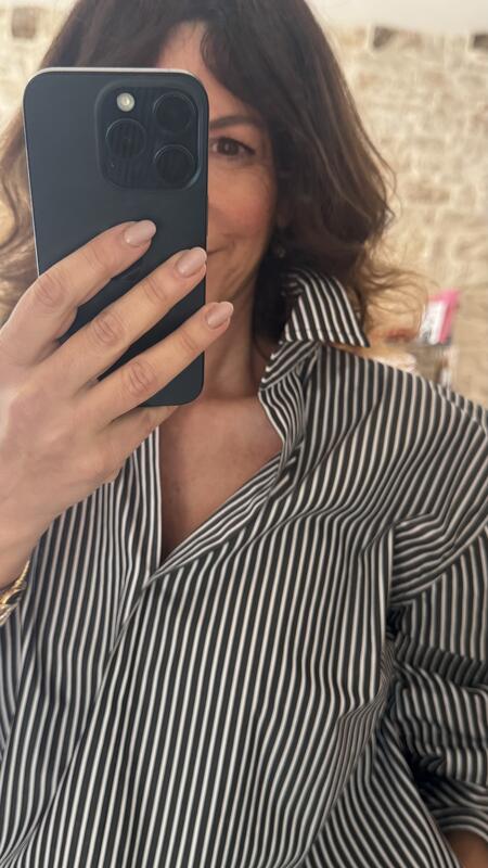 Camicia oversize a righe Black&White