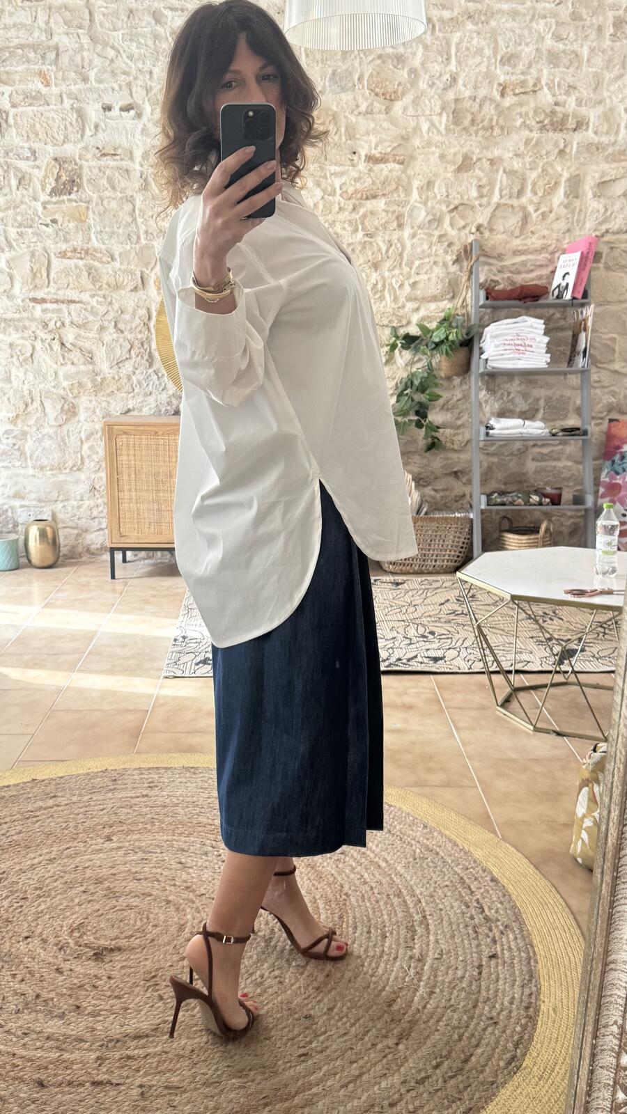 Camicia oversize White