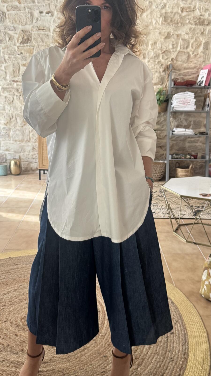 Camicia oversize White