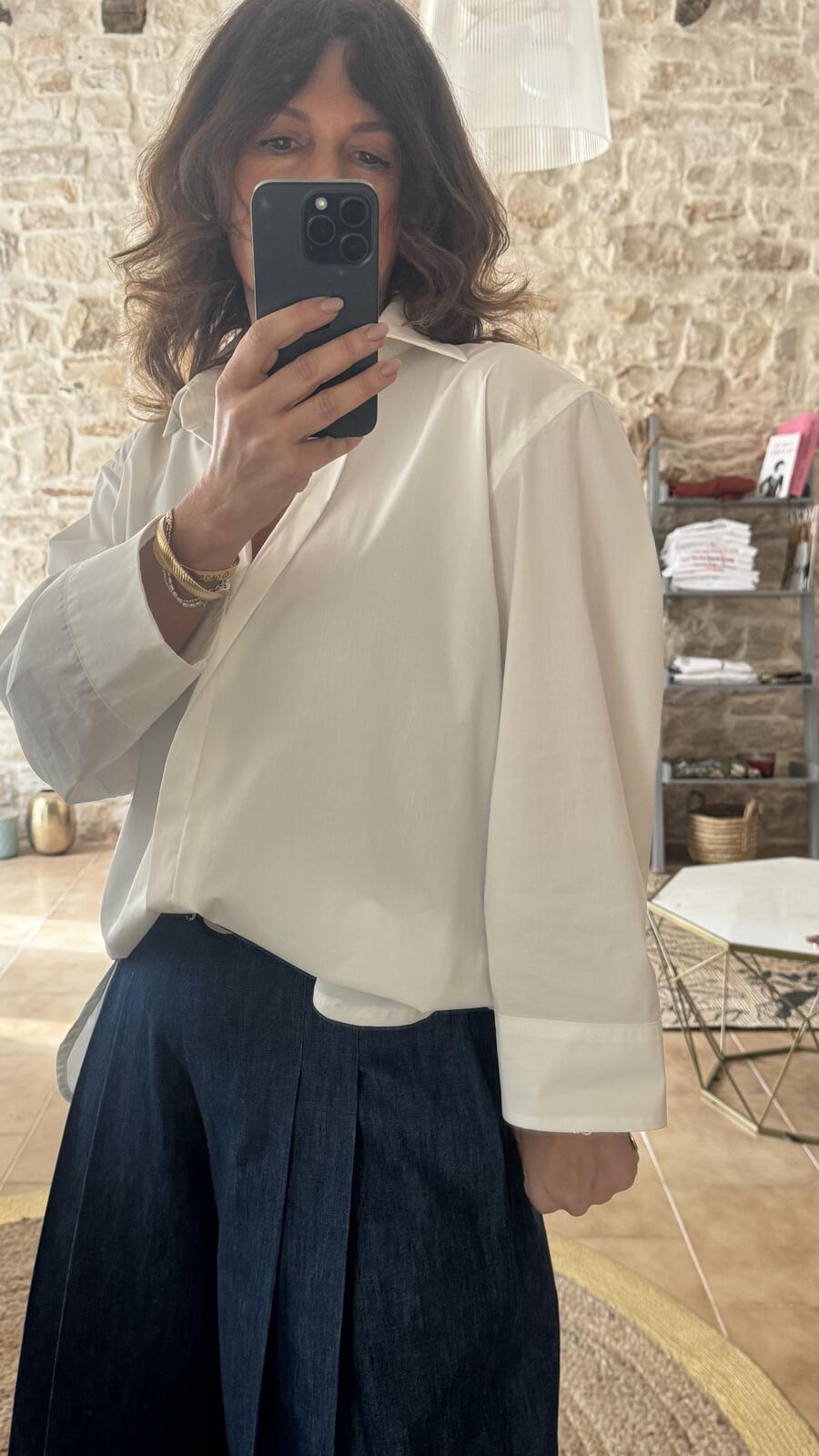 Camicia oversize White