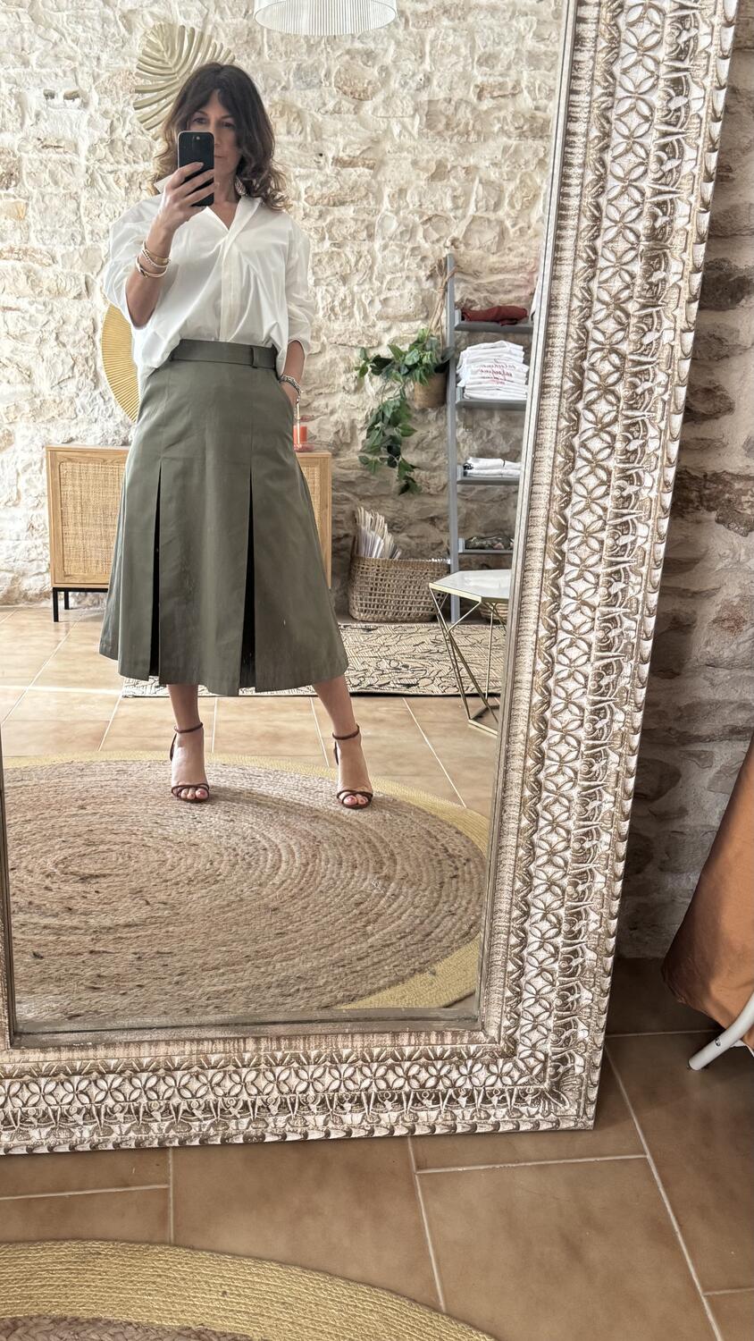 Gonna Timeless verde oliva