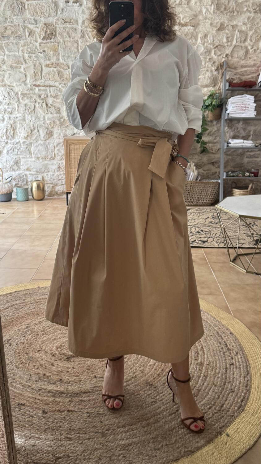 Gonna portafoglio Diana Camel