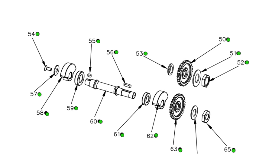 CHIAVETTA 4 X 4 X 10 UNI 6604-49