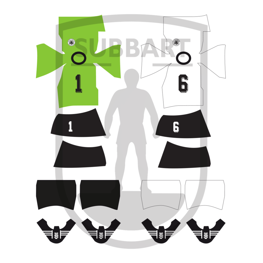 DECALS GERMANIA OVEST WORLD CUP 1974