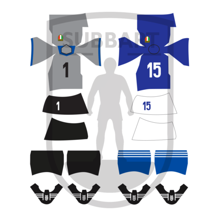 DECALS ITALIA HOME WORLD CUP 1974