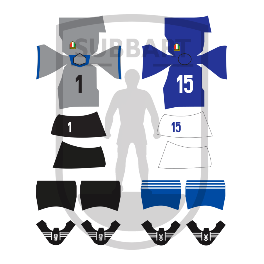 DECALS ITALIA HOME WORLD CUP 1974