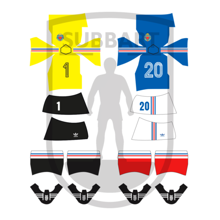 DECALS JUGOSLAVIA WORLD CUP 1974