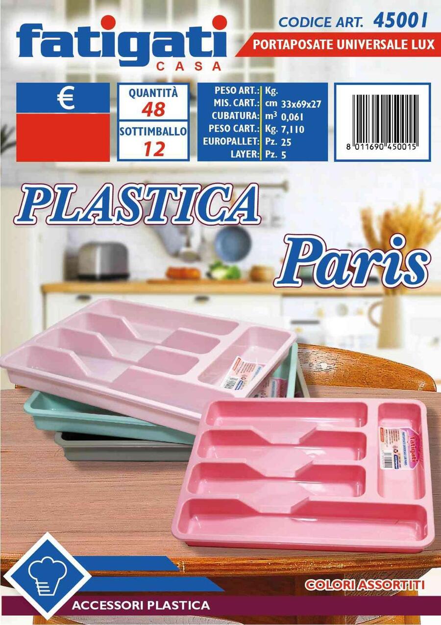 FATIGATI PORTAPOSATE UNIVERSALE LUX
 [Conf.da 12 pezzi]