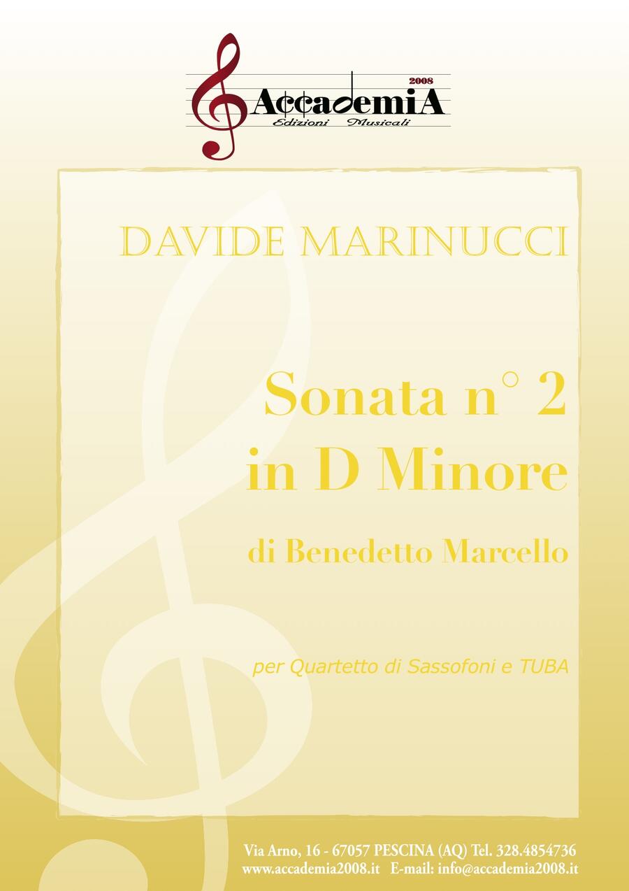 SONATA N.2 IN D MINORE (Quartetto di sassofoni e Tuba) - Davide Marinucci / Benedetto Marcello