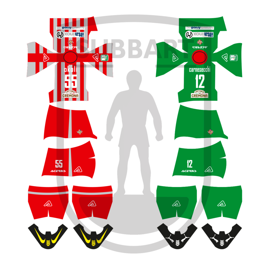 DECALS CREMONESE 2021/22 HOME