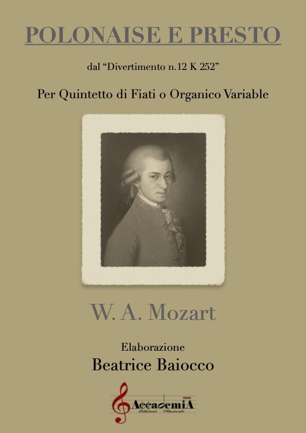 POLONAISE E PRESTO (Quintetto di Fiati) - Beatrice Baiocco / Wolfgang Amadeus Mozart