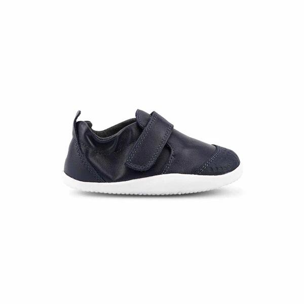 Bobux Xplorer GO-BQ Leather – Navy | Scarpine primi passi in pelle morbida