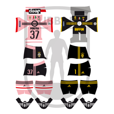 DECALS JUVENTUS AWAY 2015/16