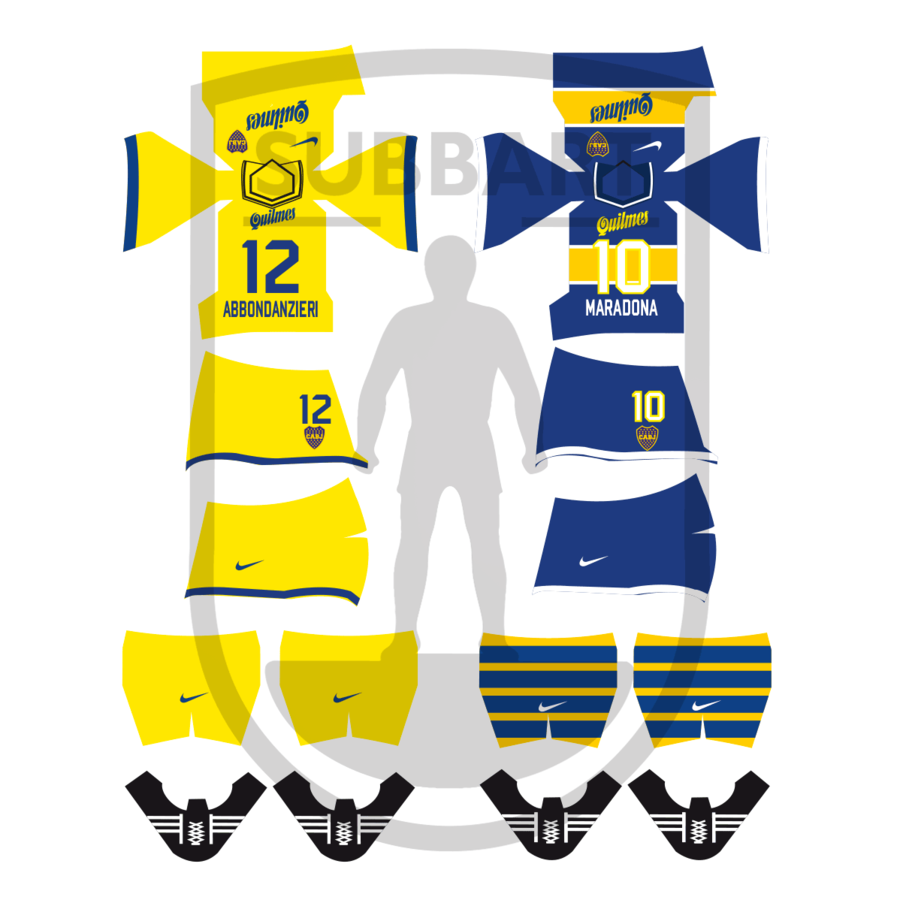 DECALS BOCA JUNIOR 1996/97