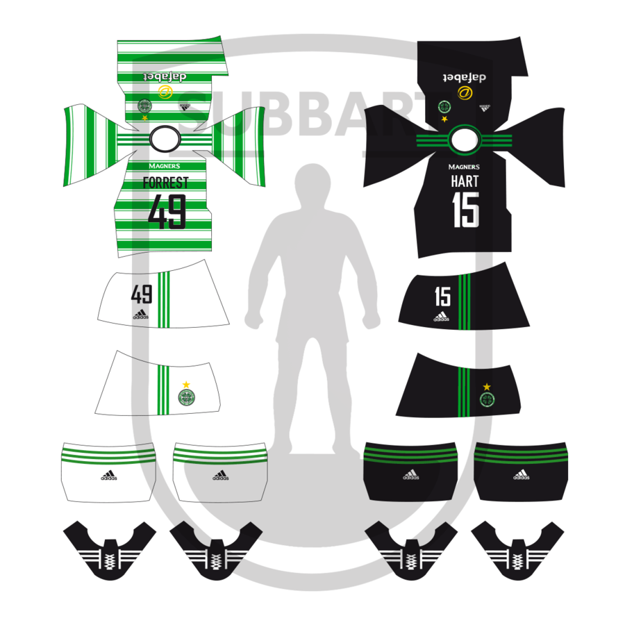 DECALS CELTIC HOME 2021/22