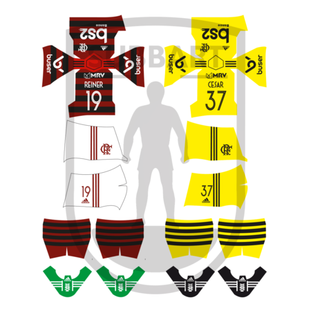 DECALS FLAMENGO 2019/20