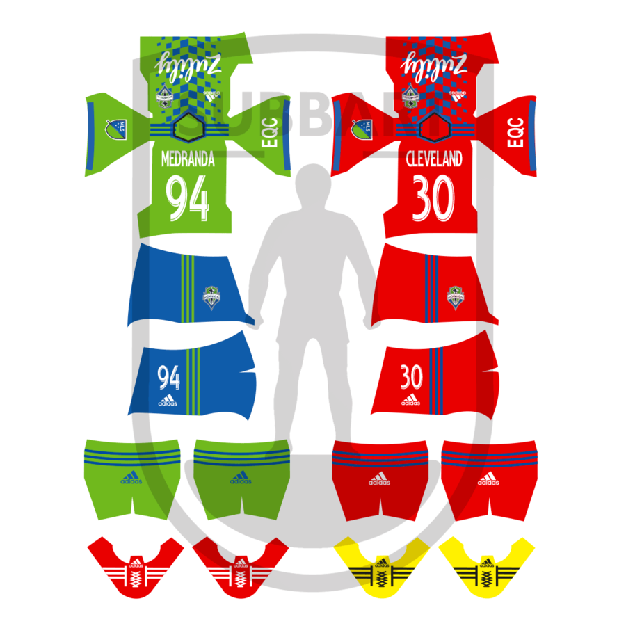 DECALS SEATTLE SOUNDERS 2021/22