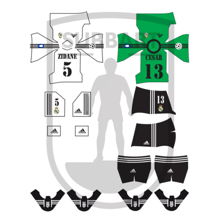 DECALS REAL MADRID UCL 2001/02