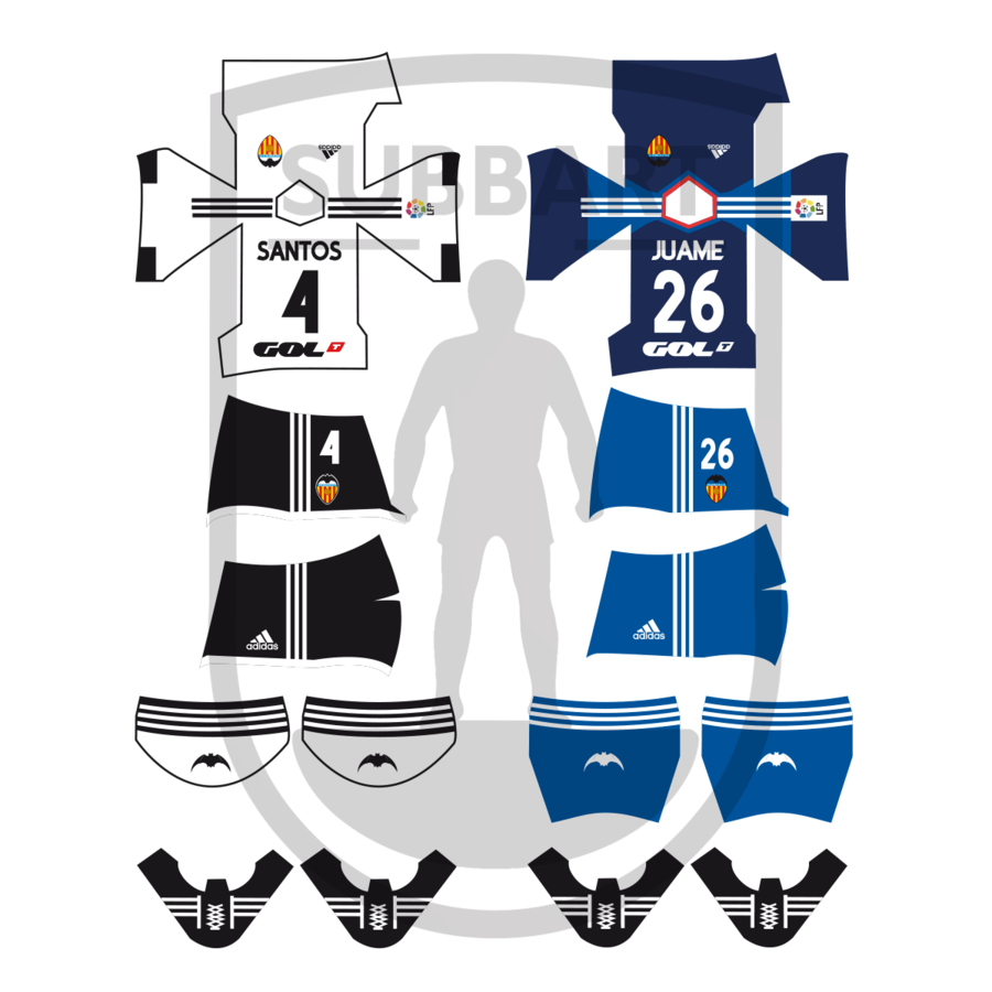 DECALS VALENCIA HOME 2015-16