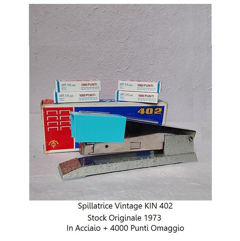 Spillatrice Professionale KIN 402 Vintage – Stock Magazzino 1973 – Acciaio + 4000 Punti Omaggio