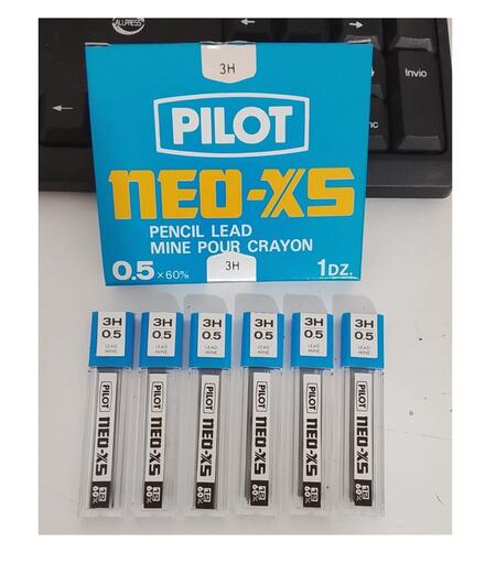 Set 72 Mine Pilot NEO-XS 0.5 3H – Vintage 1973 – Made in Japan – Fondo di Magazzino (NOS)