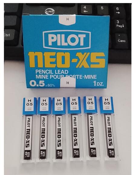 Set 72 Mine Pilot NEO-XS 0.5 H – Vintage 1973 – Made in Japan – Fondo di Magazzino (NOS)