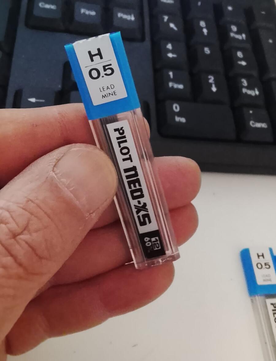 Set 72 Mine Pilot NEO-XS 0.5 H – Vintage 1973 – Made in Japan – Fondo di Magazzino (NOS)