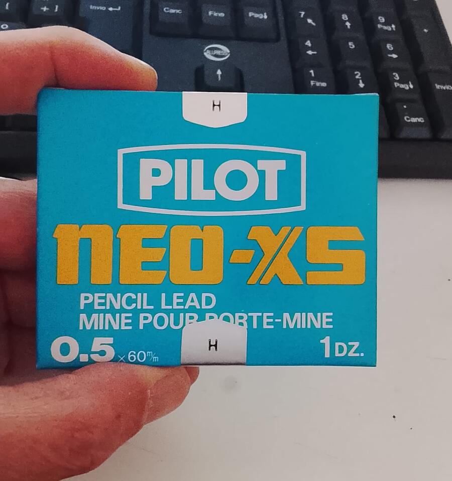 Set 72 Mine Pilot NEO-XS 0.5 H – Vintage 1973 – Made in Japan – Fondo di Magazzino (NOS)