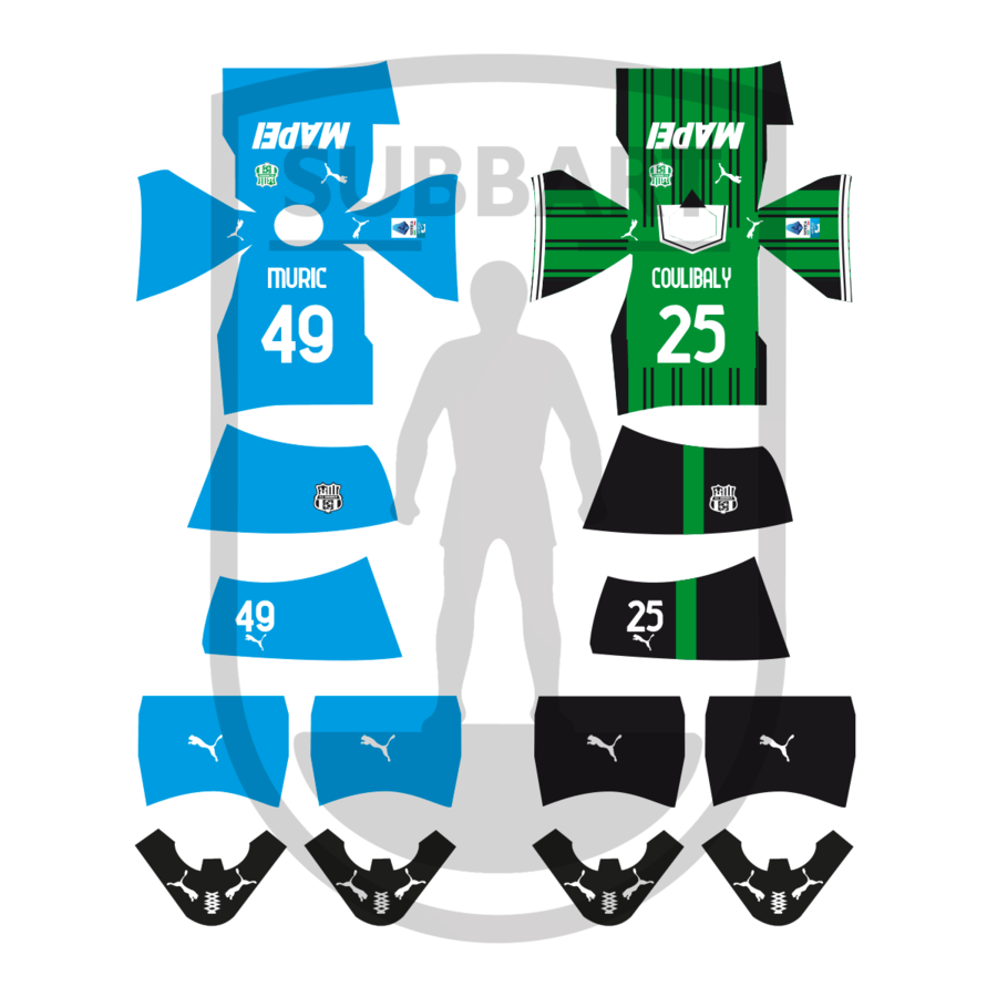 DECALS SASSUOLO 2025-26