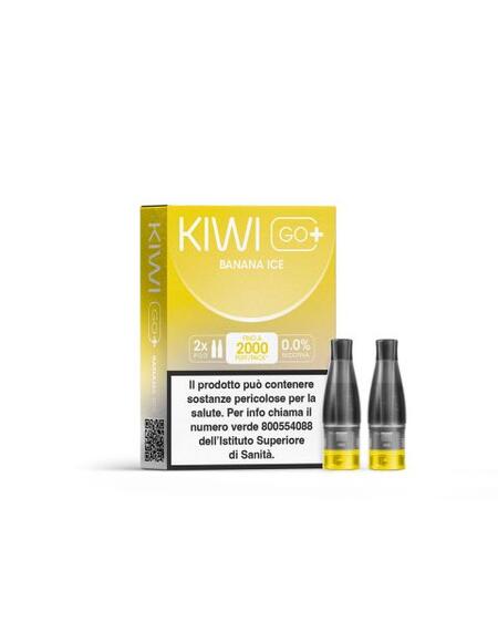 KIWI GO+ CF 2 POD - BANANA ICE - BOX 10 PZ
