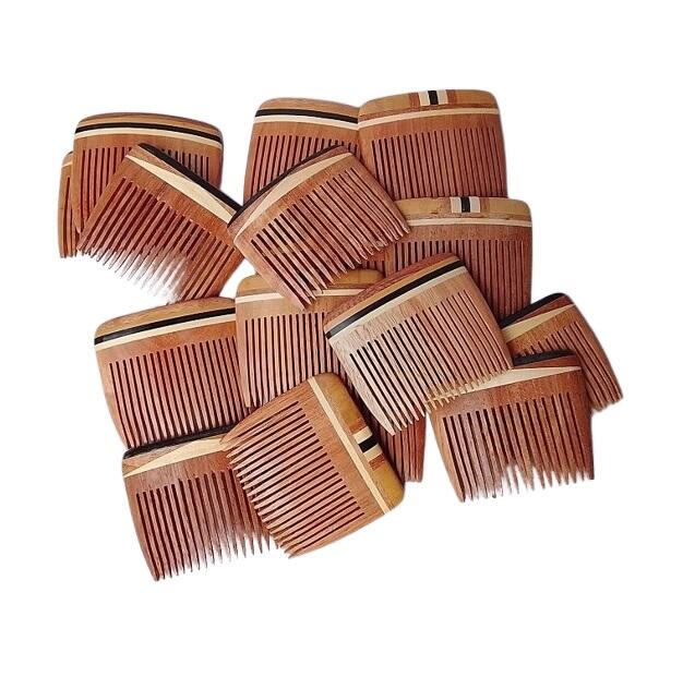 Lotto 6 Fermacapelli Etnici in Legno Modello Boon 004 – Design Artigianale