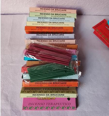 5 Confezioni Incenso Terapeutico – 100 Bastoncini Assortiti Aromaterapia Mistica