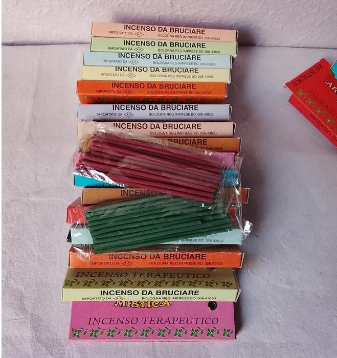 5 Confezioni Incenso Terapeutico – 100 Bastoncini Assortiti Aromaterapia Mistica