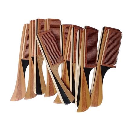 Lotto 6 Pettini Artigianali in Legno Boon 004 – Antistatici e Naturali